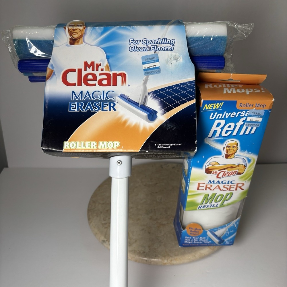 Mr. Clean Magic Eraser Roller Mop Refill Type B + Extra Universal Mop‎ Refill